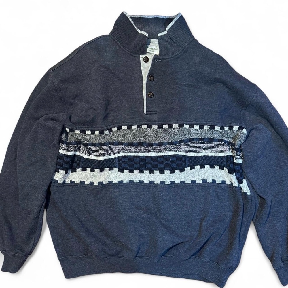 Norm Thompson Men's Dark Blue Sweater